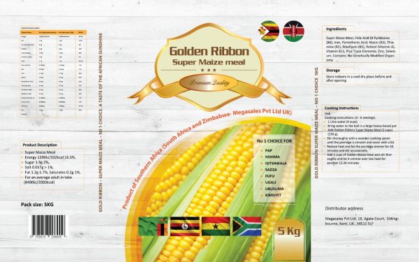 Golden Ribbon White Maize Meal